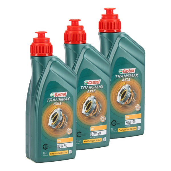 Set 3 Buc Ulei Diferential Castrol Transmax Axle EPX 80W-90 1L 15D94F